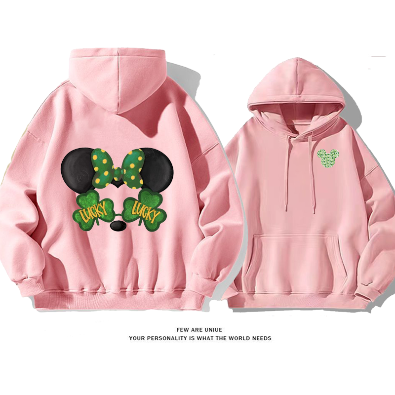 人気爆発デザイン性のあるカートゥーンクローバー本ファッションパーカー