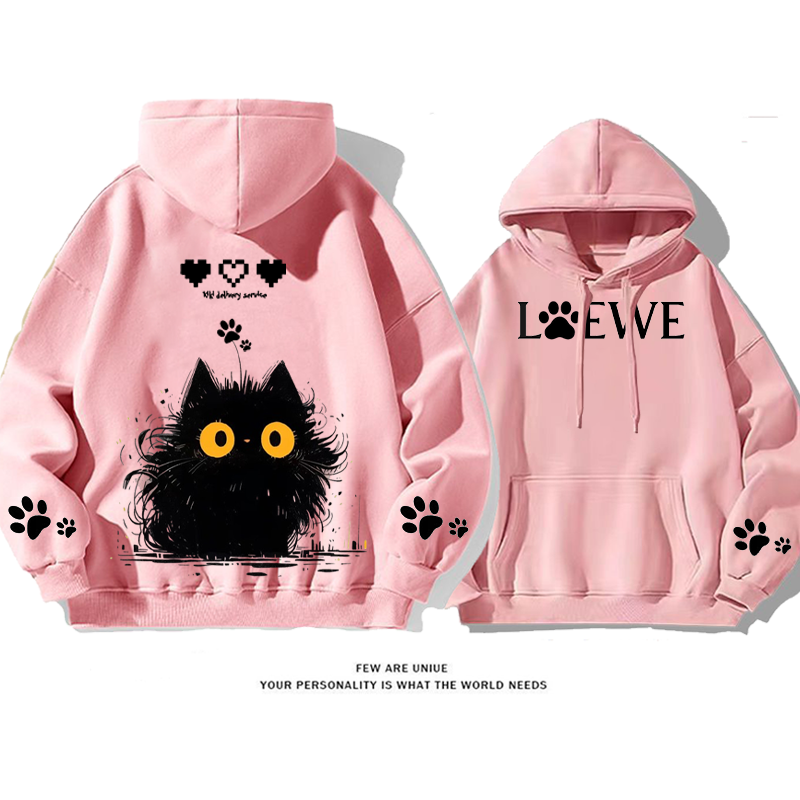 かわいいデザイン スプラッシュインクスタイルの猫 プリント柄