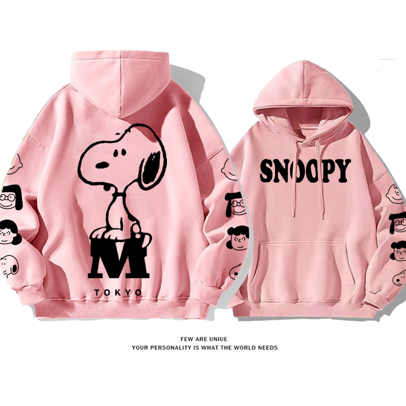 ファッションセンスの高さ かわいい子犬 プリント柄フード付きパーカー