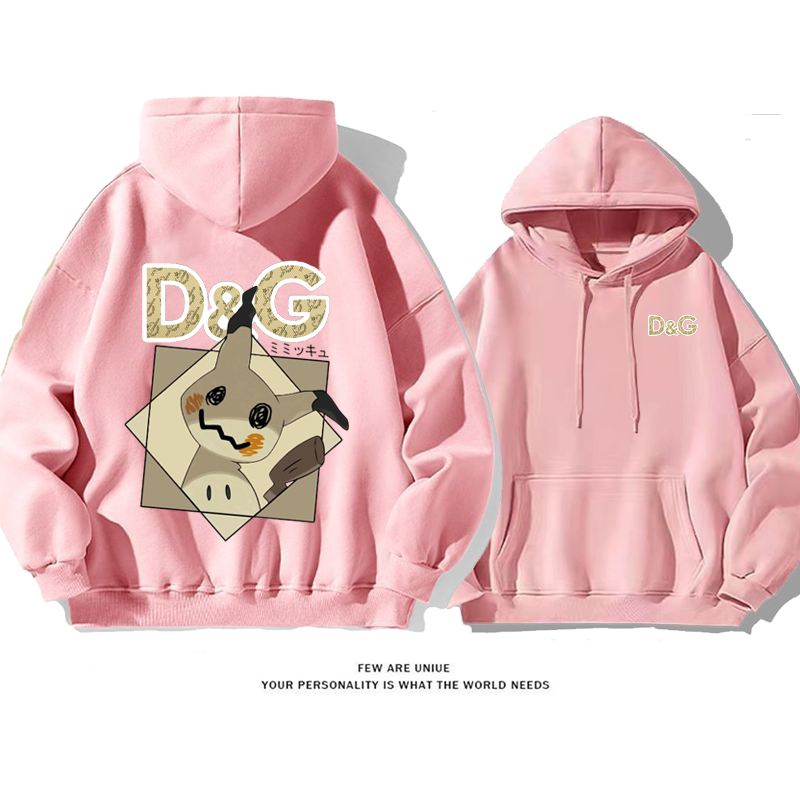 超人気精霊プリント柄ポピュラーカートゥーンins映えファッションパーカー