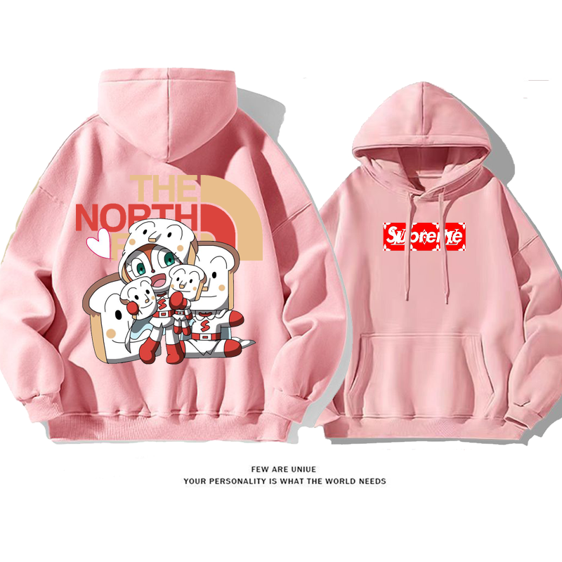 ファッション人気商品 カートゥーンプリント柄カジュアルパーカー