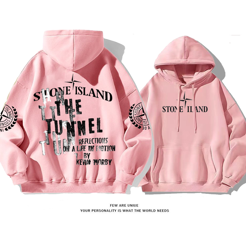 ins映え北極星デザイン性のあるファッションパーカー