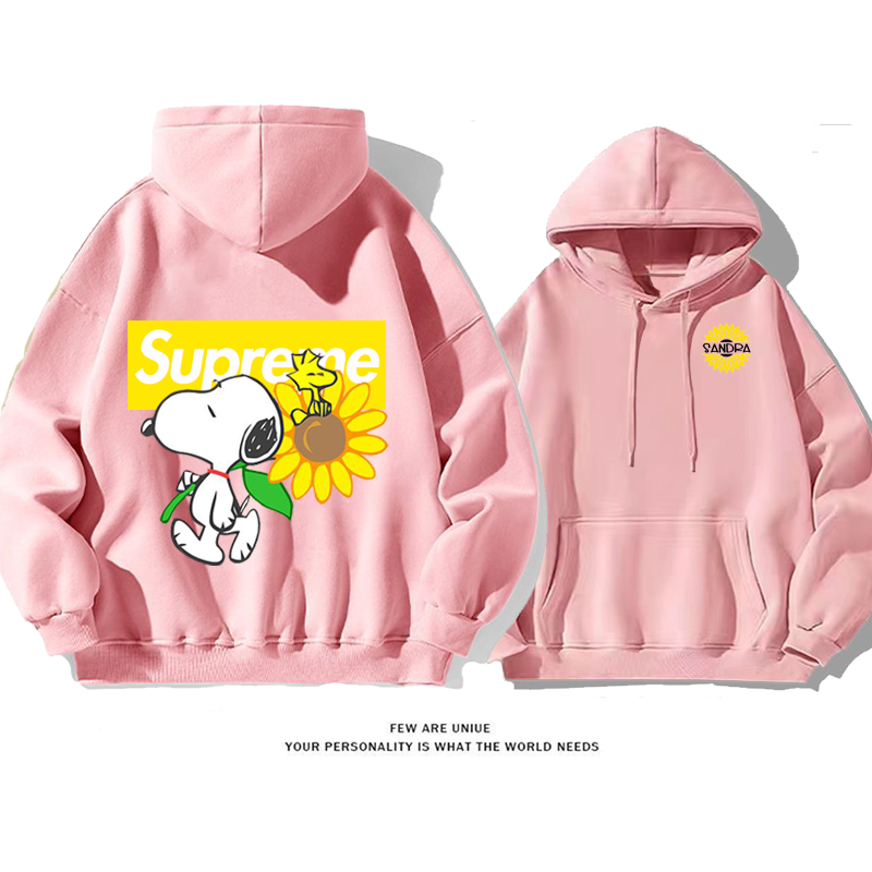 人気爆発デザイン性のある白い子犬サンフラワーファッションパーカー