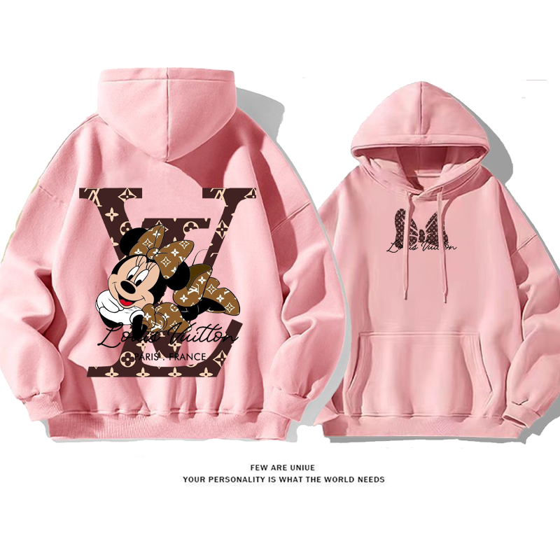 ファッションカートゥーンレジャーですゆったりしていてパーカー