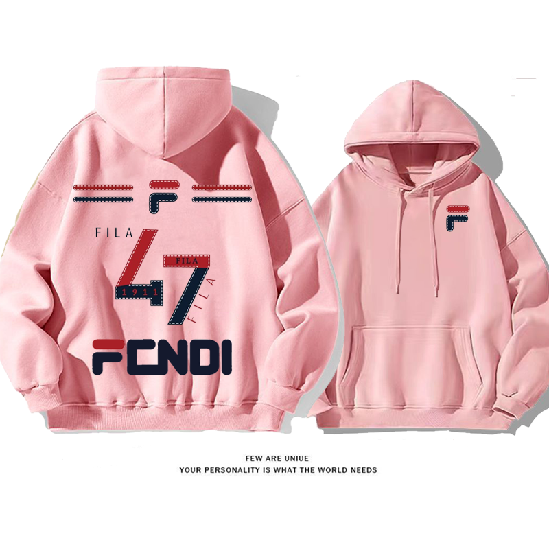 スポーツ風人気爆発プリント柄ins映えファッションパーカー