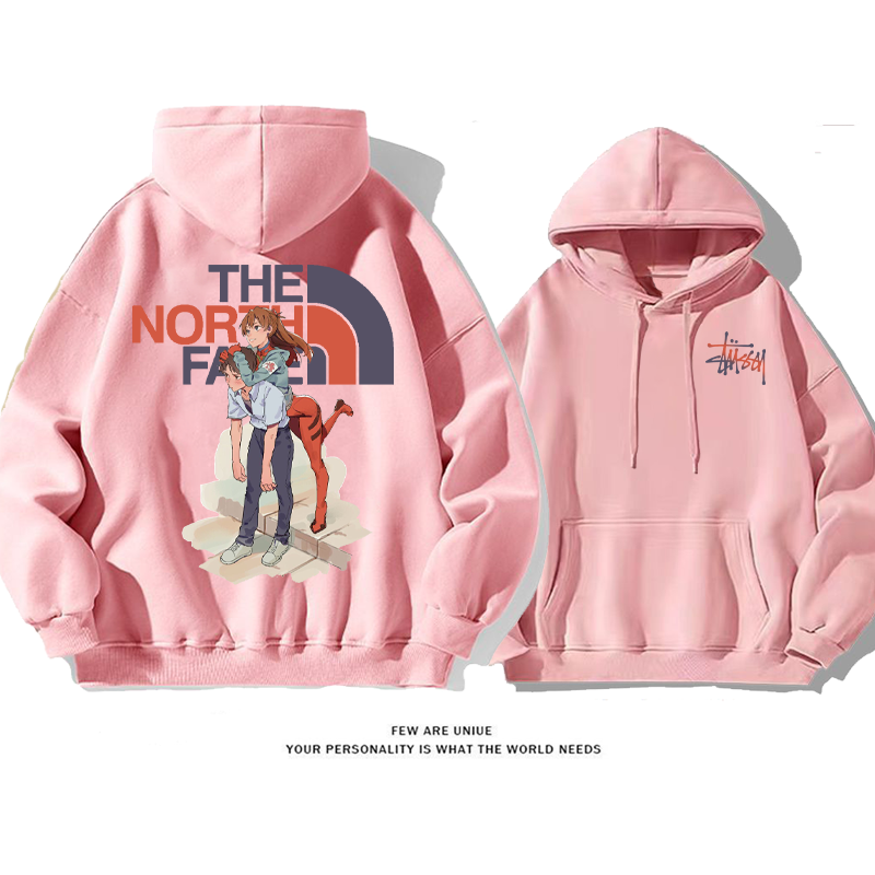 超カッコイイカップルカートゥーン人気爆発ファッション 純粋な綿素材パーカー