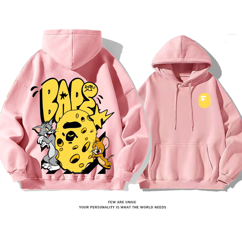 超人気アメリカンスタイルカートゥーンファッションゆったりしていてパーカー