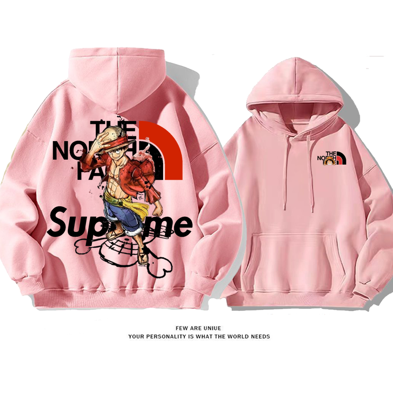 人気商品超カッコイイ麦わら帽子の男カートゥーンファッションパーカー