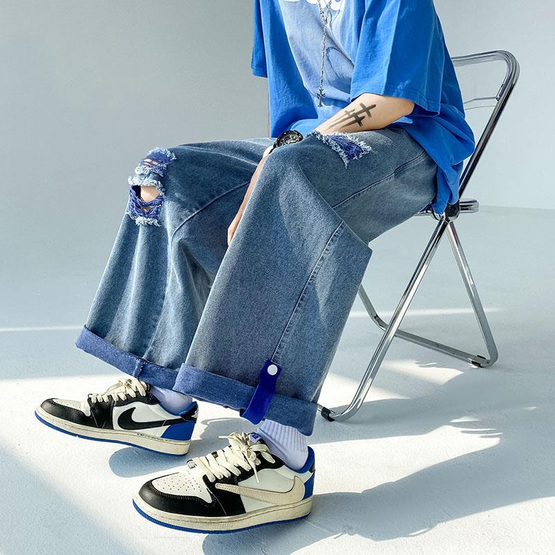 INS大人气 ヤングスタイル カジュアル ジーンズ