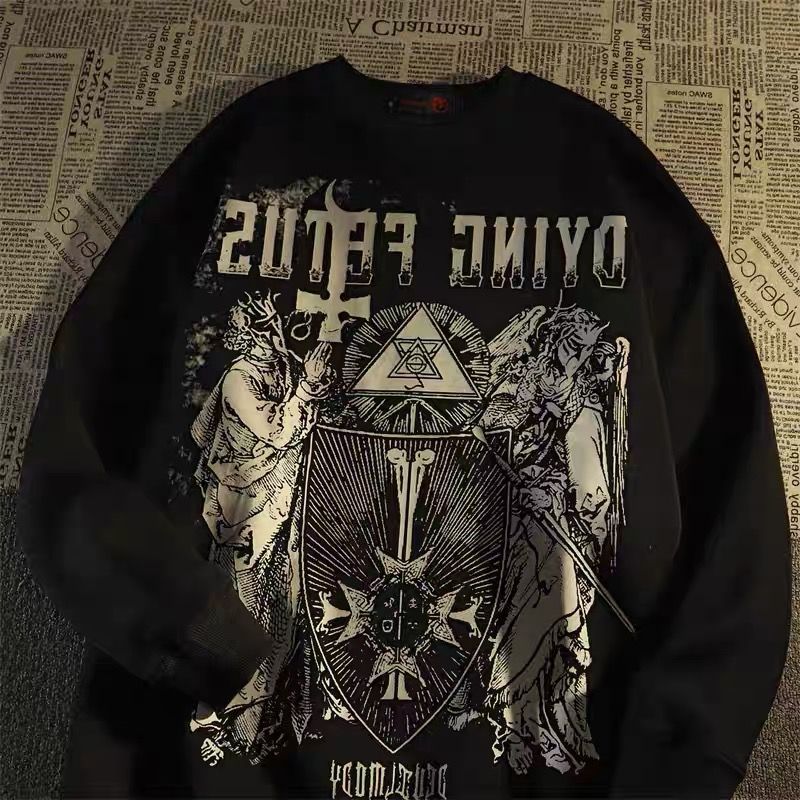 ストリートスタイル  欧米ファッション长袖Tシャツ