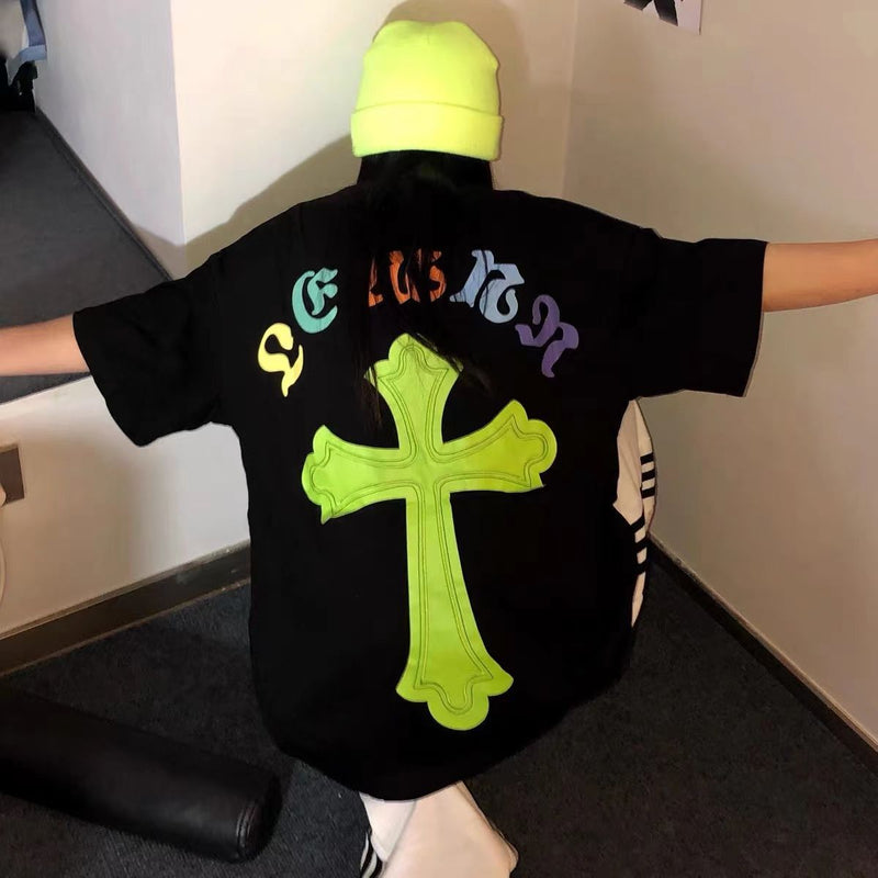 アメリカンスタイル 超カッコイイ トレンドブランド 半袖シャツ