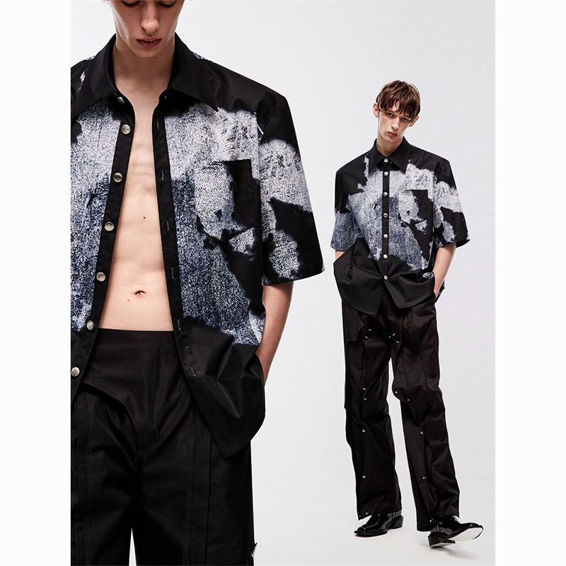 人気爆発 韓国のデザイン カジュアル 半袖シャツ