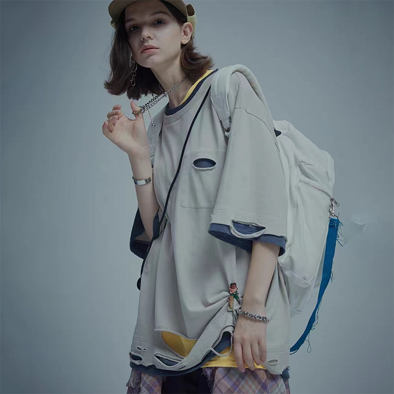 人気爆発 アメリカンハイストリートスタイル トレンドブランド 半袖シャツ