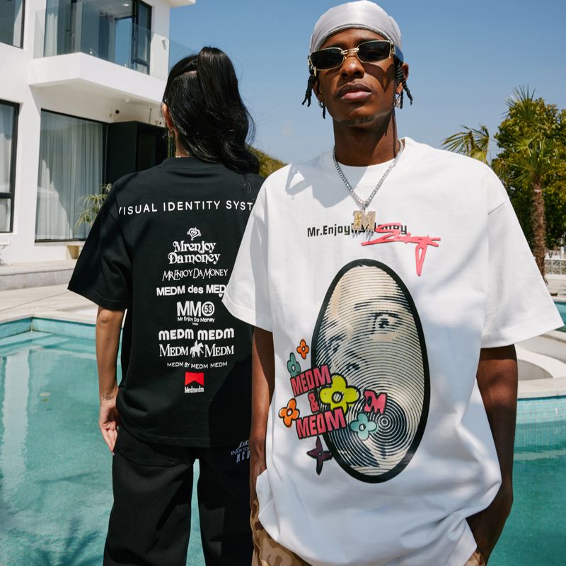 欧米 ストリートスタイル 超カッコイイ カジュアル 半袖シャツ