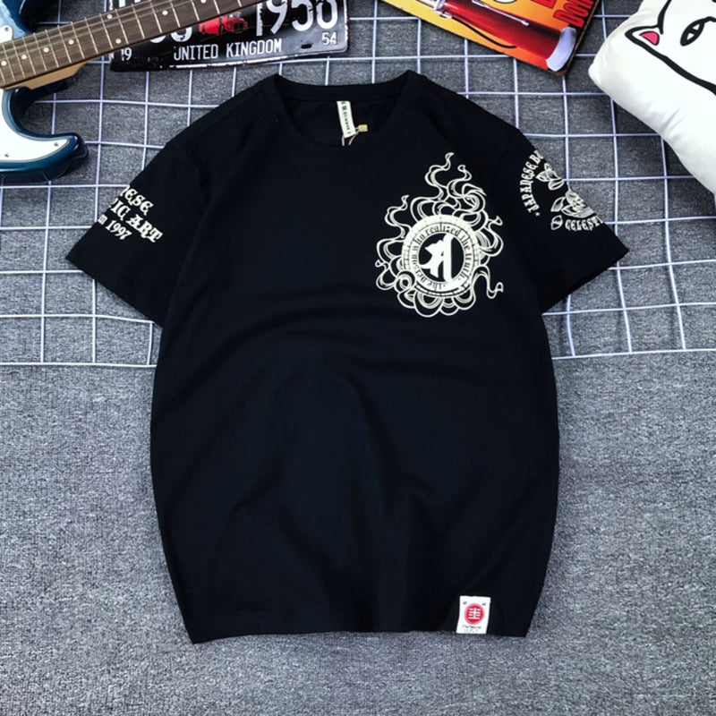 ヒップホップ風 ストリートスタイル ファッション カジュアル 半袖シャツ