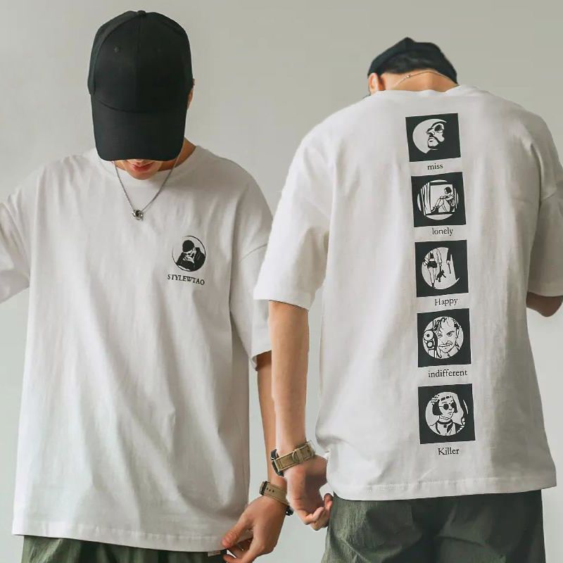 INS クラシック映画・テレビ カジュアル 半袖シャツ