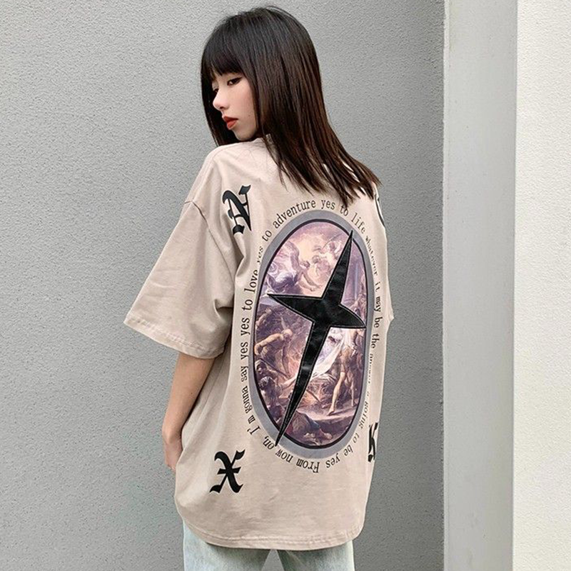 欧米 ストリートスタイル 超カッコイイ 半袖シャツ