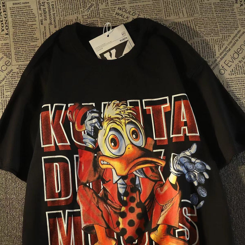 ダークスタイル ユニークなデザイン カジュアル 半袖シャツ