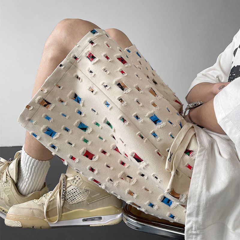 INS大人气 アメリカンスタイル ユニークなデザイン ショットパンツ