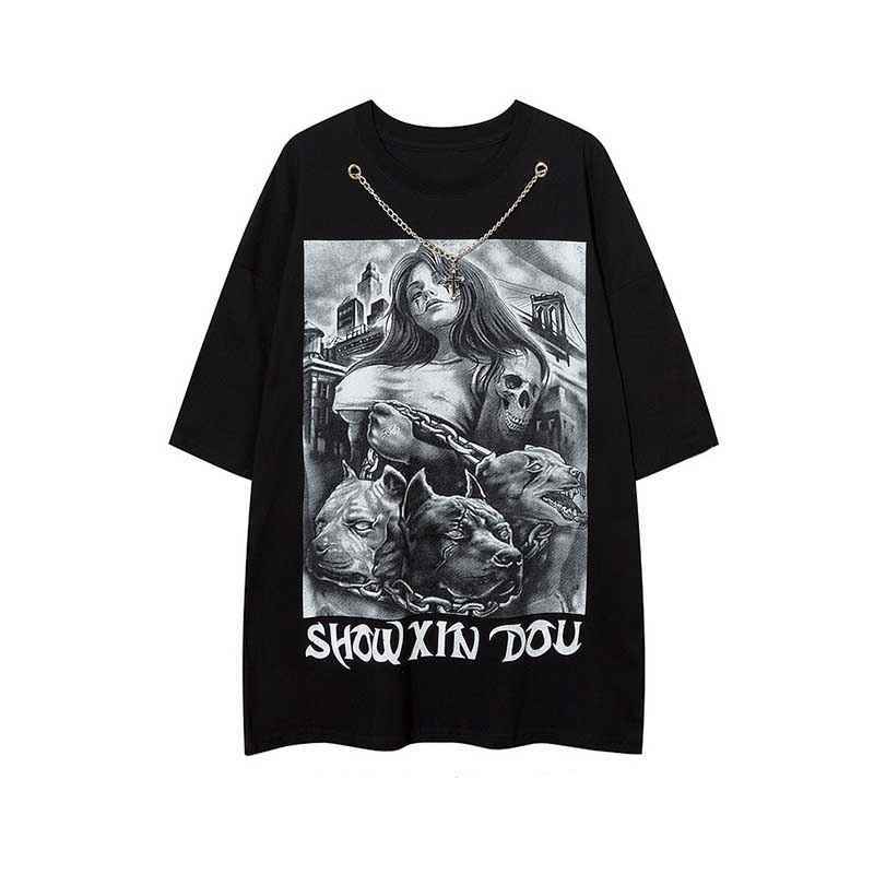 ダークスタイル カジュアル 純粋な綿素材 半袖シャツ