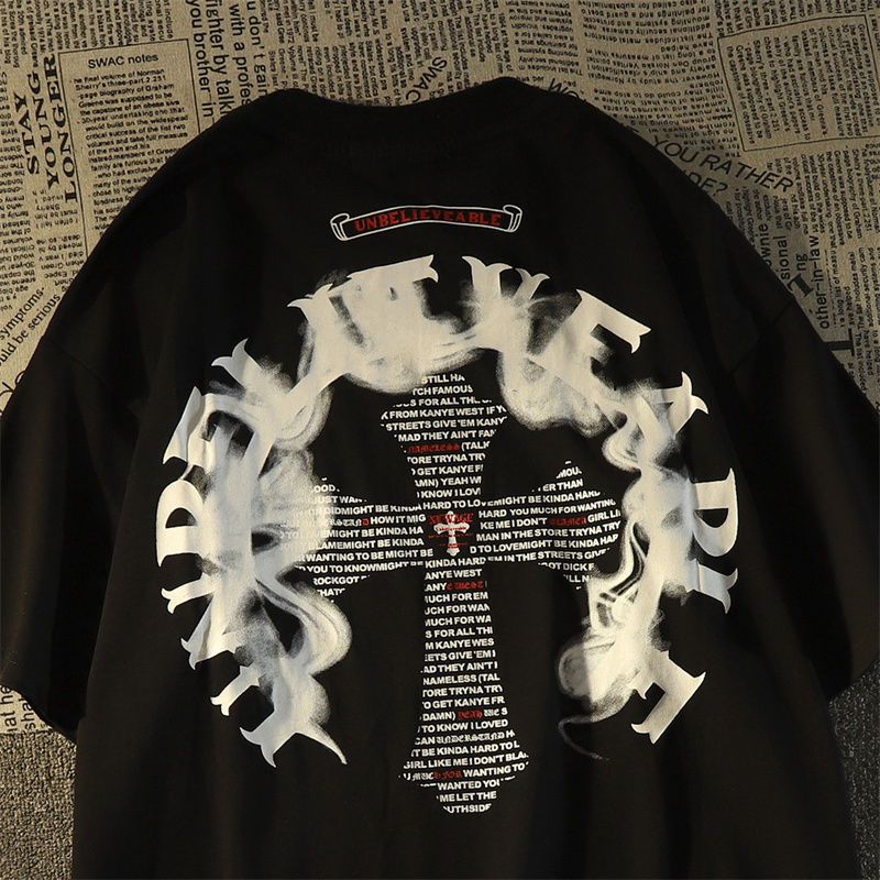 欧米 ハイストリートスタイル トレンドブランド 超カッコイイ 半袖シャツ