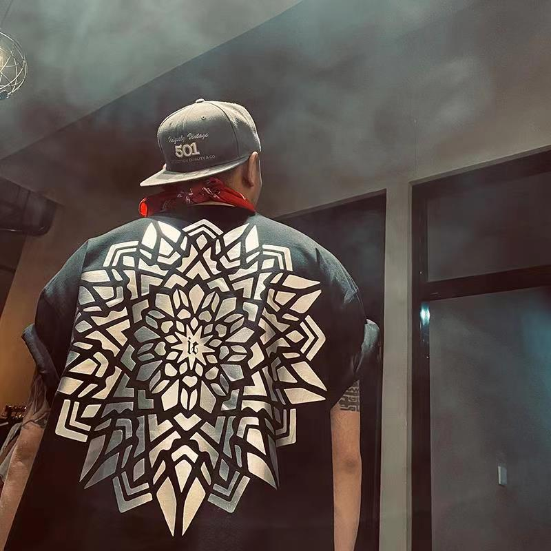 欧米 ハイストリートスタイル 超カッコイイ 半袖シャツ