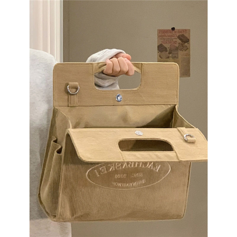 INS大人气 コーデュロイアメリカンスタイル メッセンジャーバッグ