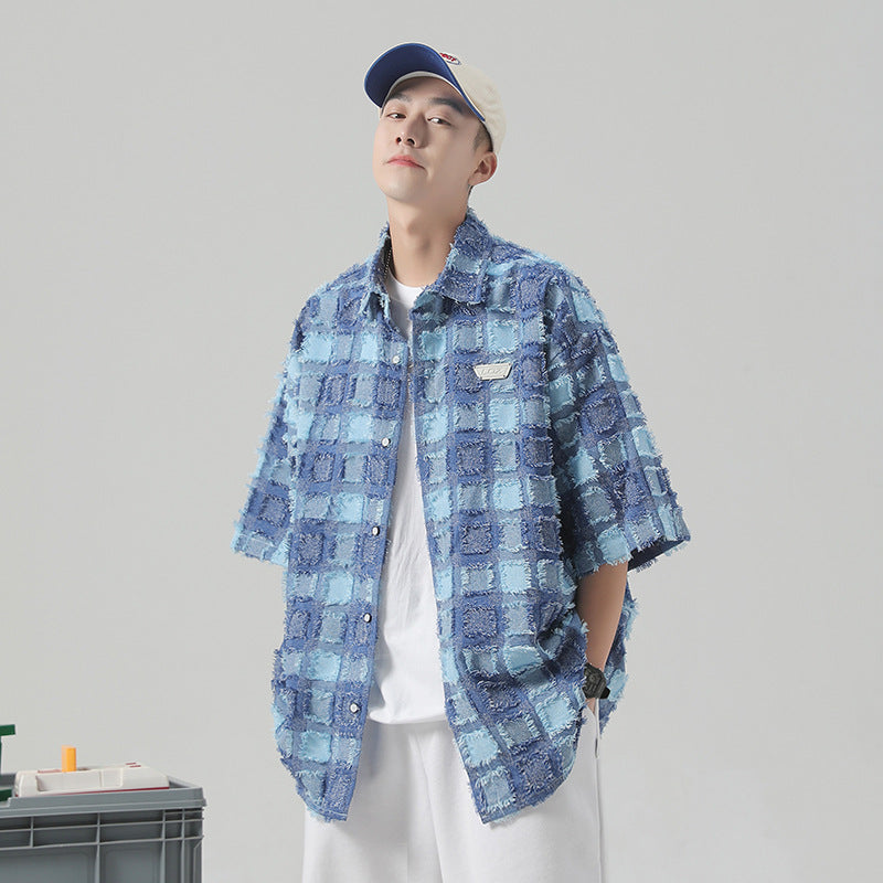 INS大人气 カジュアル 韓国ファッション 半袖シャツ