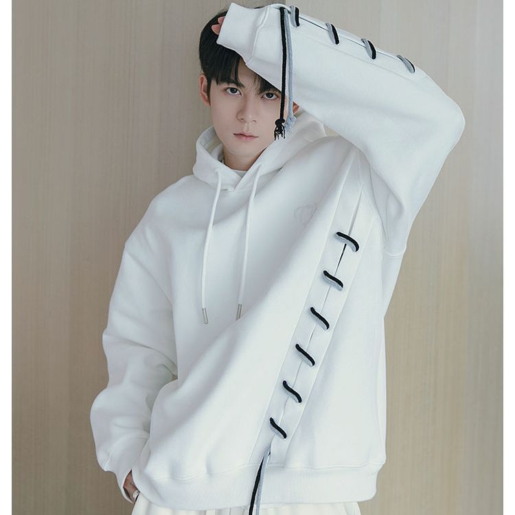 INS大人气  ユニークなデザイン 韓国ファッション フード付きパーカー