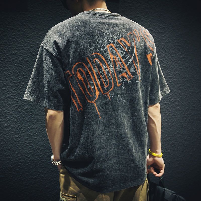 アメリカンスタイル 超カッコイイ カジュアル 半袖シャツ