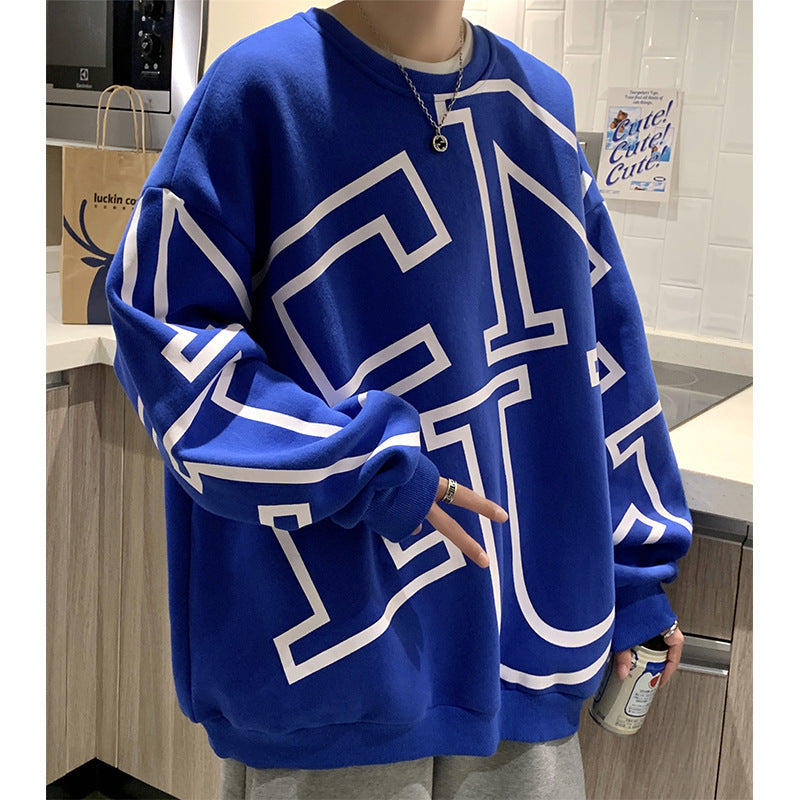 INS大人气 特大アルファベットプリント カジュアル パーカー