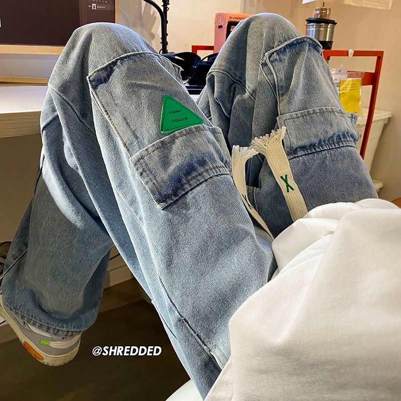 INS大人气 カジュアル 韓国ファッション ジーンズ