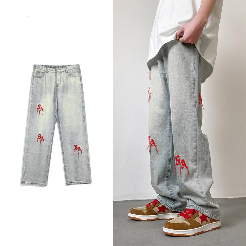 人気爆発 INS大人气 ストリートスタイル カジュアル ジーンズ