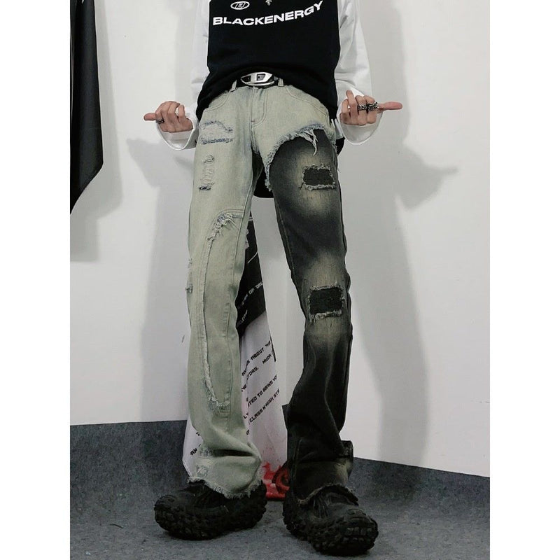 人気商品 ユニークなデザイン ジーンズ