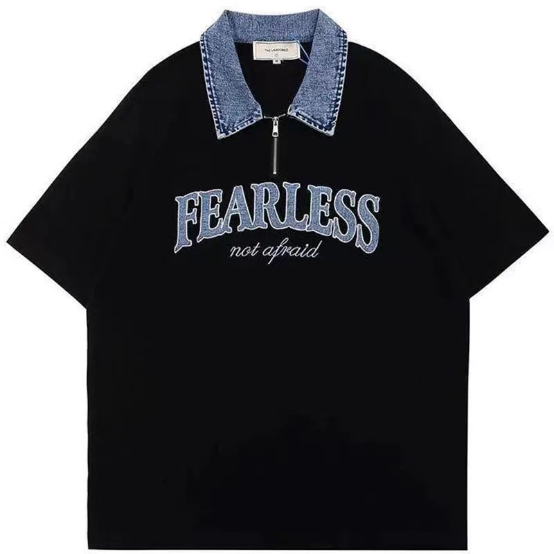 小衆の設計ヴィンテージスタイル半袖シャツ