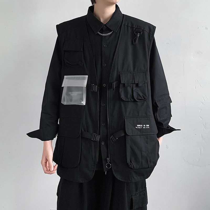 人気爆発 ゆったり快適 マルチポケット ベスト