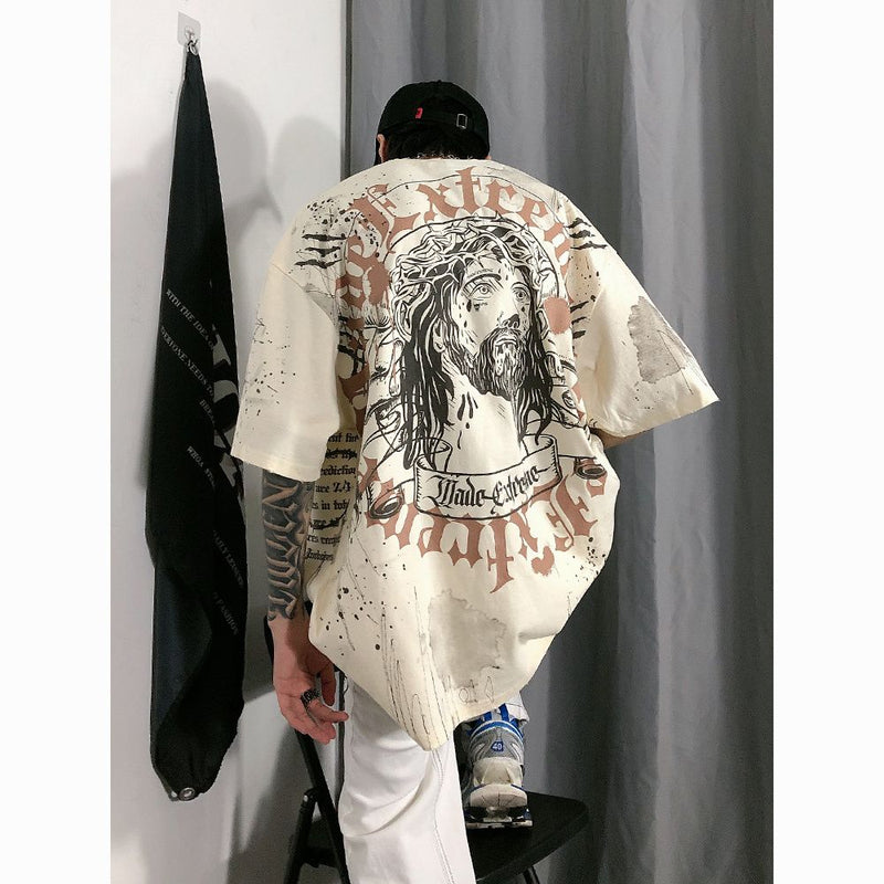 ハイストリートスタイル アメリカンスタイル ストリートスタイル 半袖シャツ