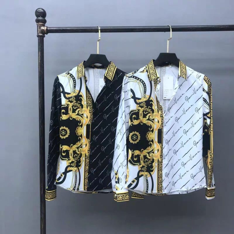 ハイファッションセンス 貴族風 超カッコイイ シャツ