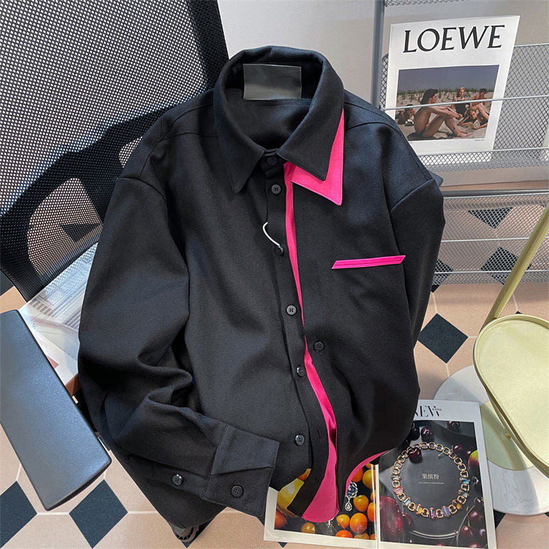 ユニークなデザイン ハイストリートスタイル 超カッコイイ 半袖シャツ