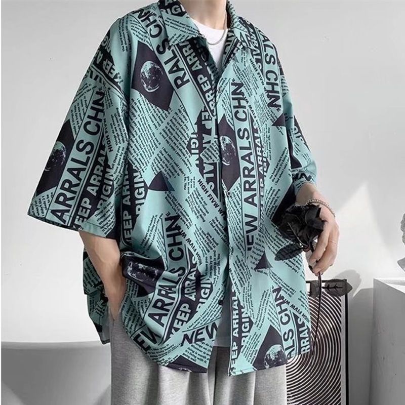 超カッコイイ アメリカンスタイル 英語 半袖シャツ