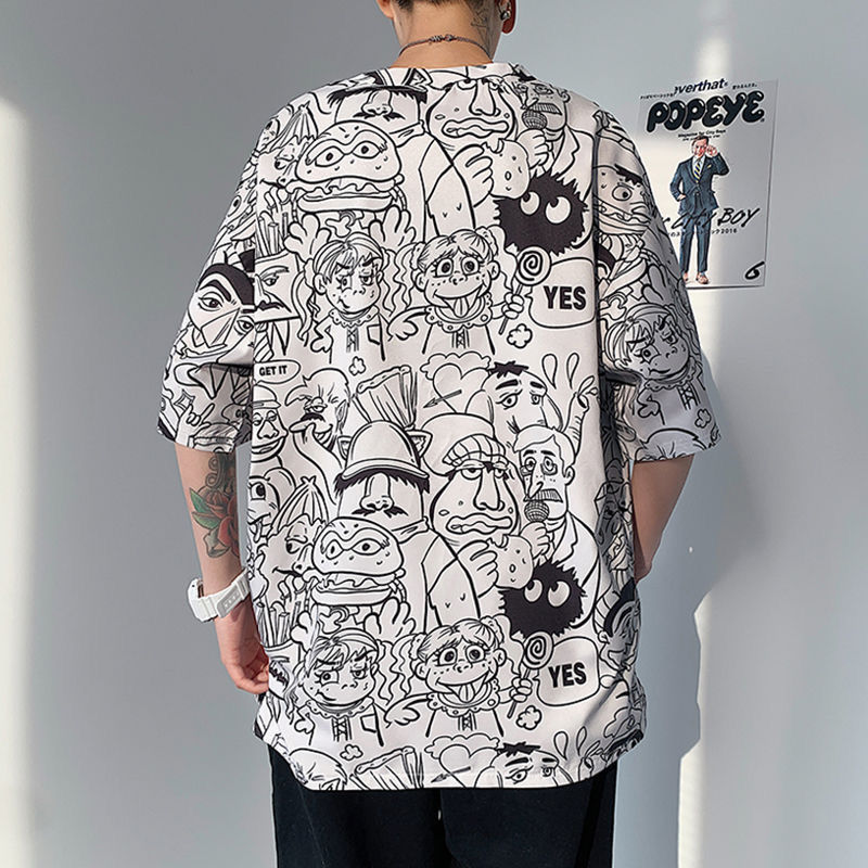 アメリカンコミックス なりすまし カジュアル 半袖シャツ