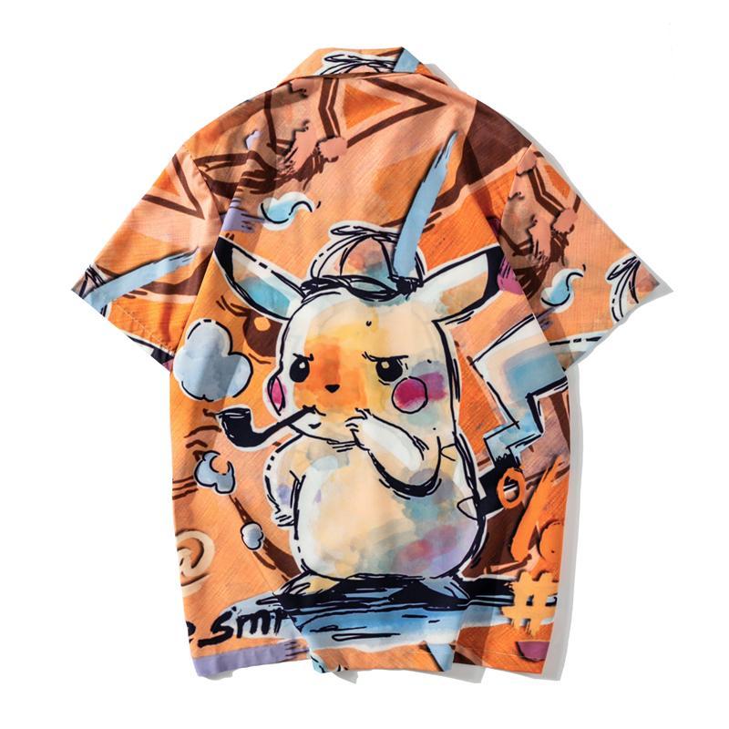 超かわいいアニメ カジュアル  半袖シャツ