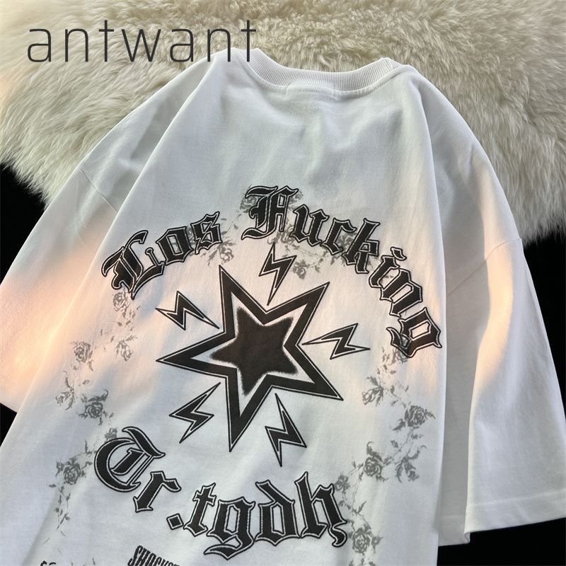 純粋な綿素材 アメリカンファッション カジュアル 半袖シャツ