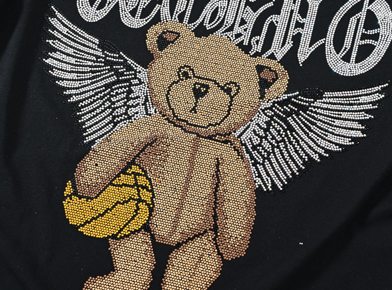 小衆の設計可愛い子熊半袖シャツ