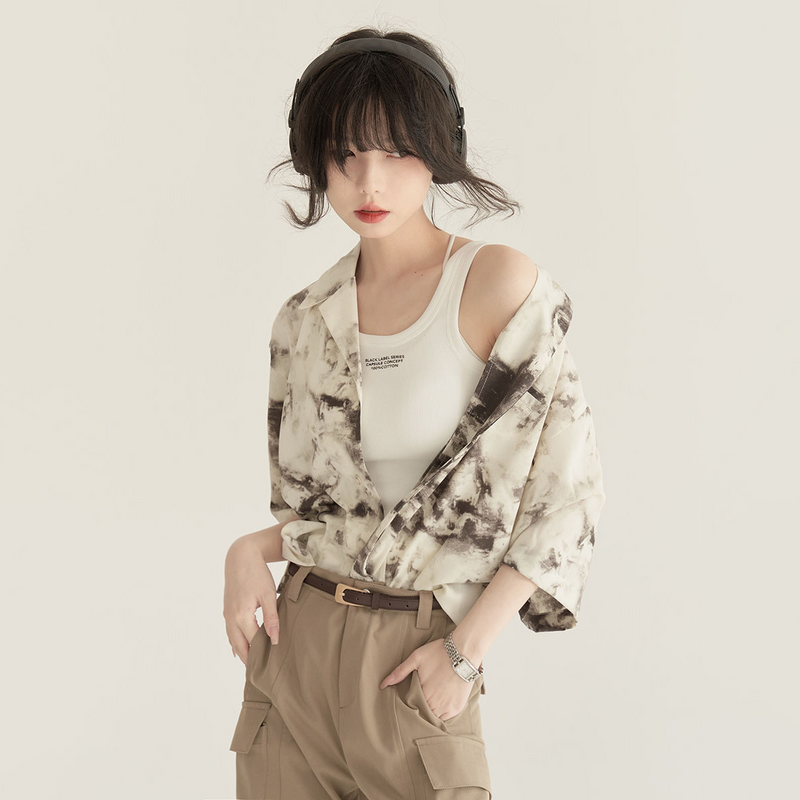 ハイファッションセンス インクスタイル カジュアル 半袖シャツ