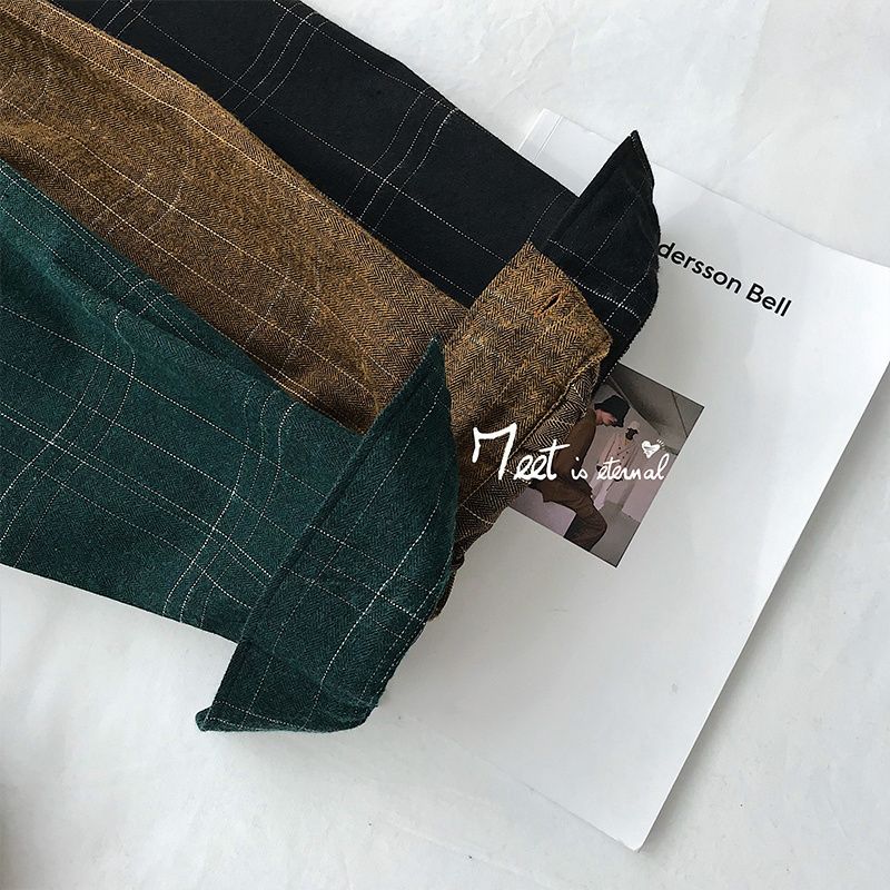 高品質 カジュアル チェック柄 シャツ