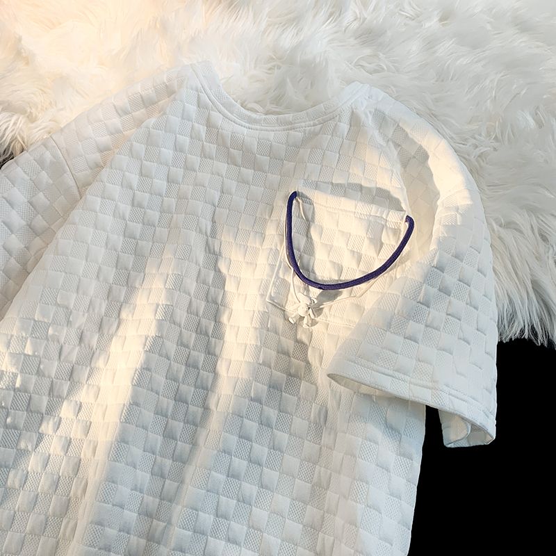 特別設計 ロープ本 くまのぬいぐるみ ワッフル 半袖シャツ