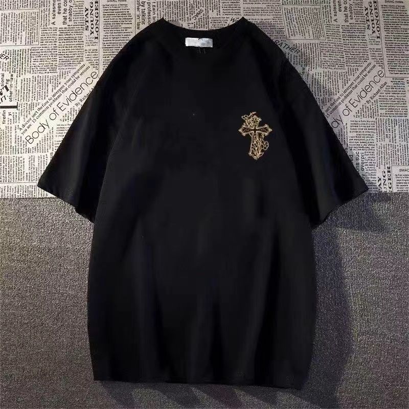 ゆったり快適 アメリカンスタイル クロス ファッション 半袖シャツ