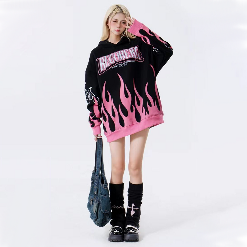 超カッコイイ アメリカンスタイルファッション フードなしパーカー