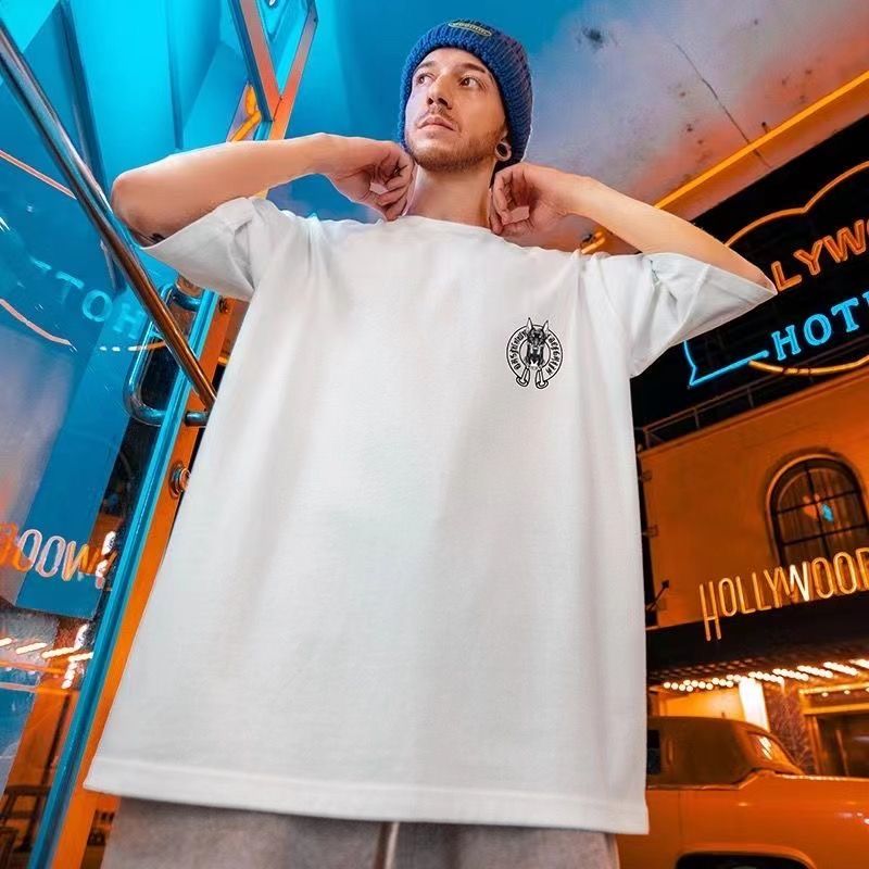 欧米風 トレンドブランドドービン犬 カジュアル 半袖シャツ